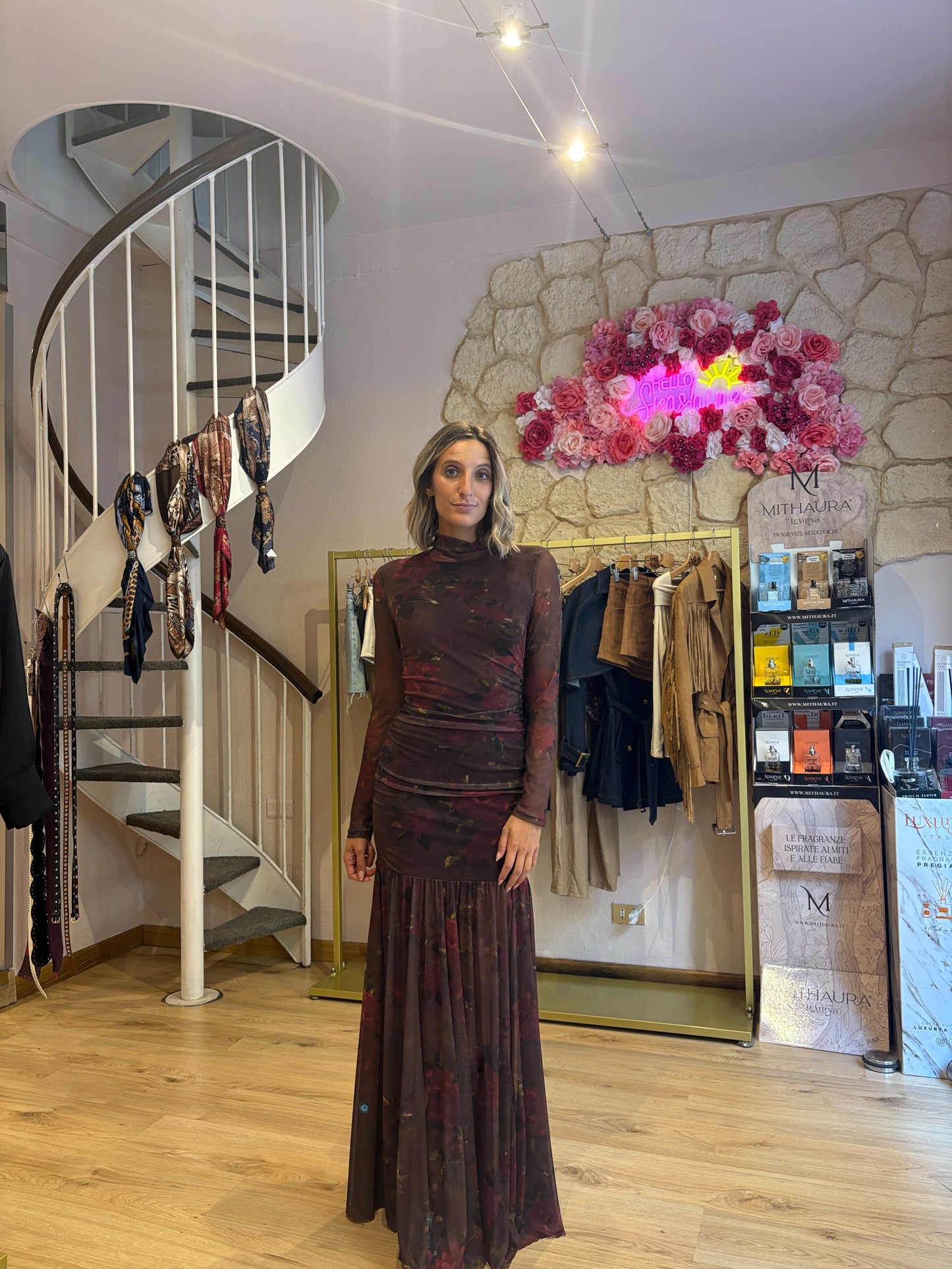 Abito Lungo Tulle Giardino d’Inverno