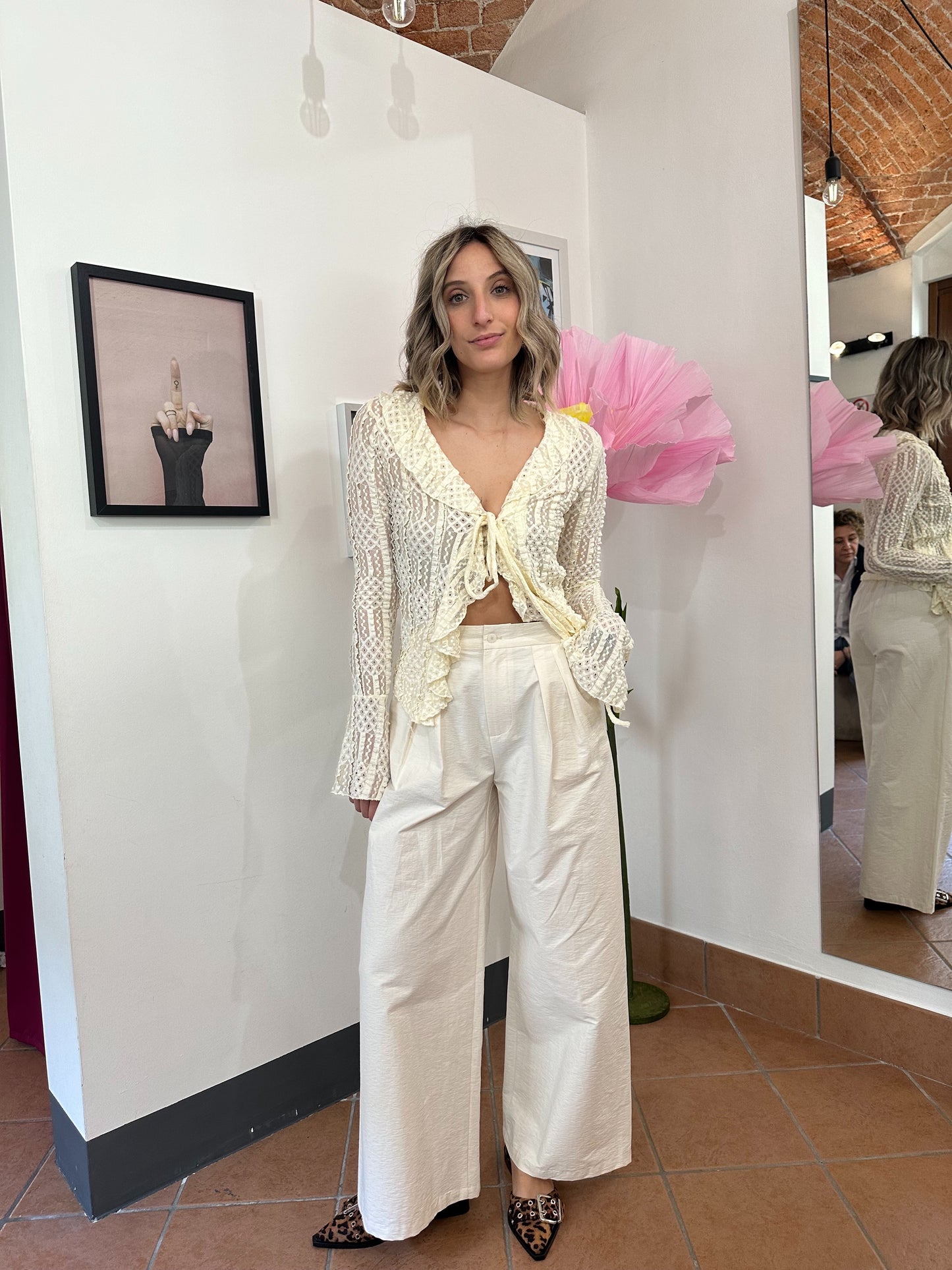 Pantaloni Eleh Cotton