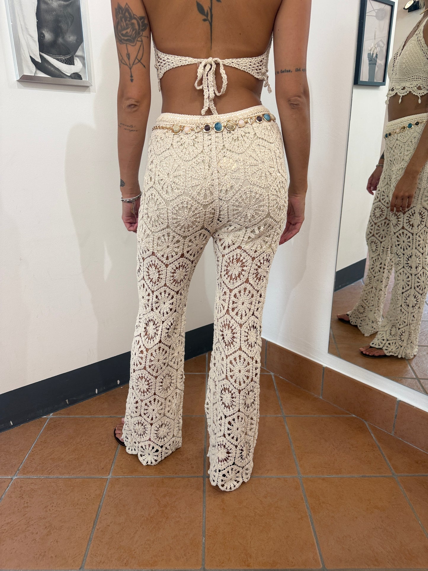 Pantalone Macramè