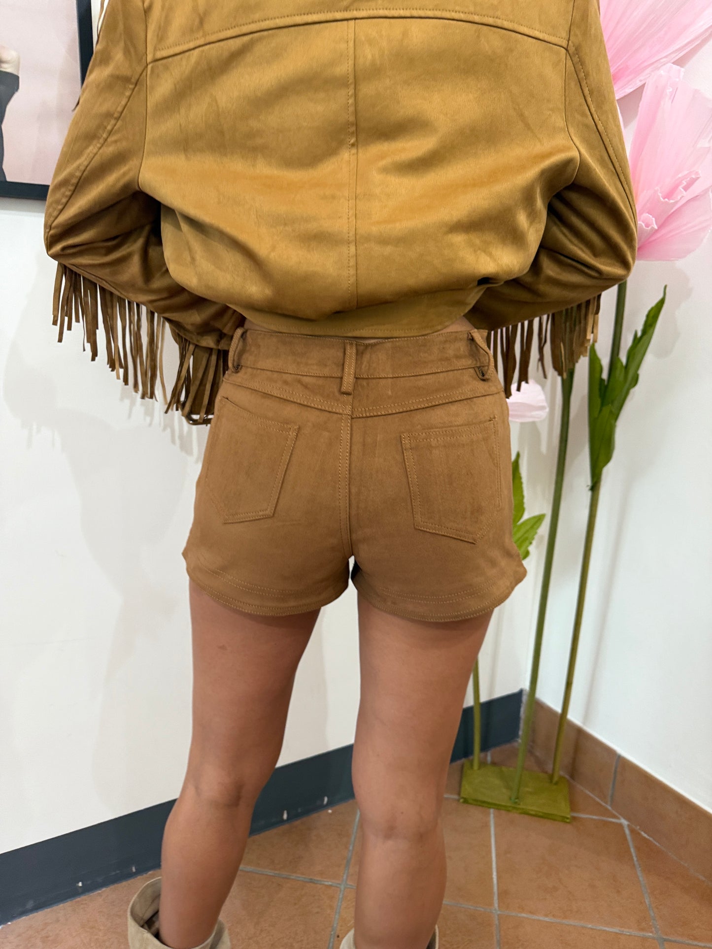 Shorts Suede