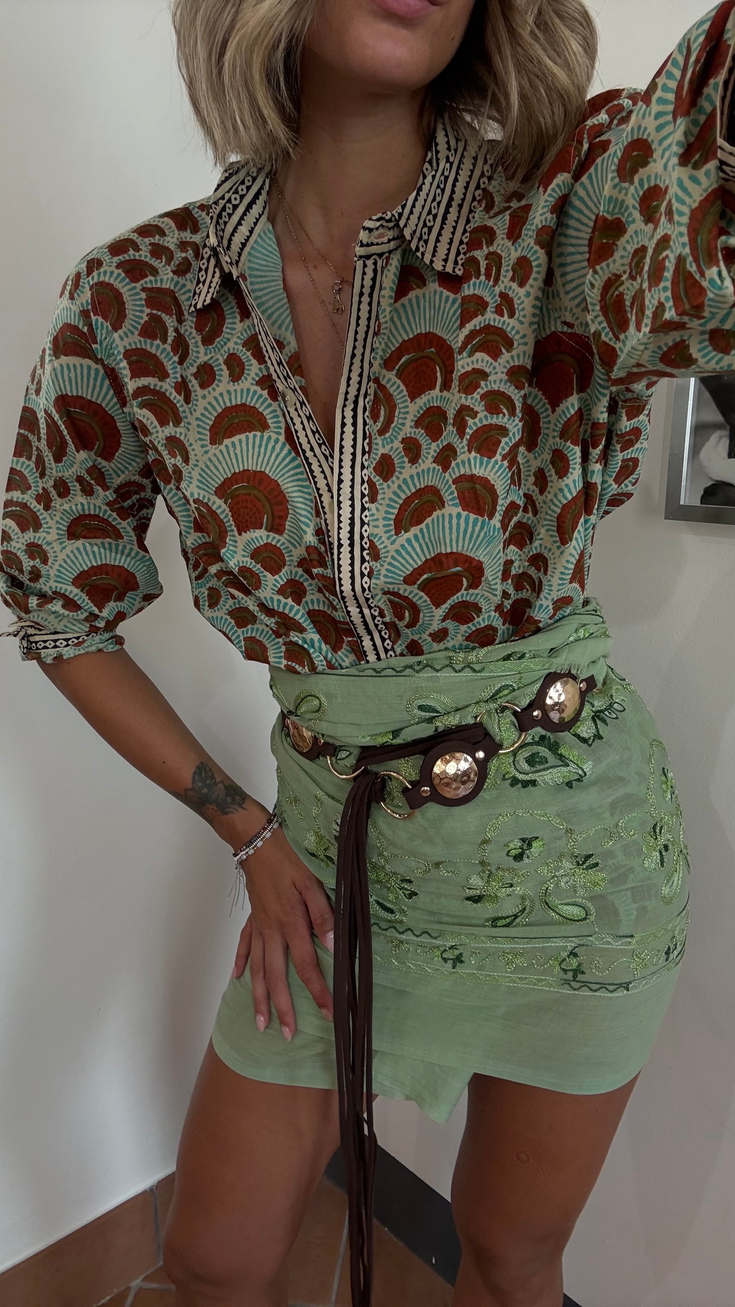 Camicia Fantasia India