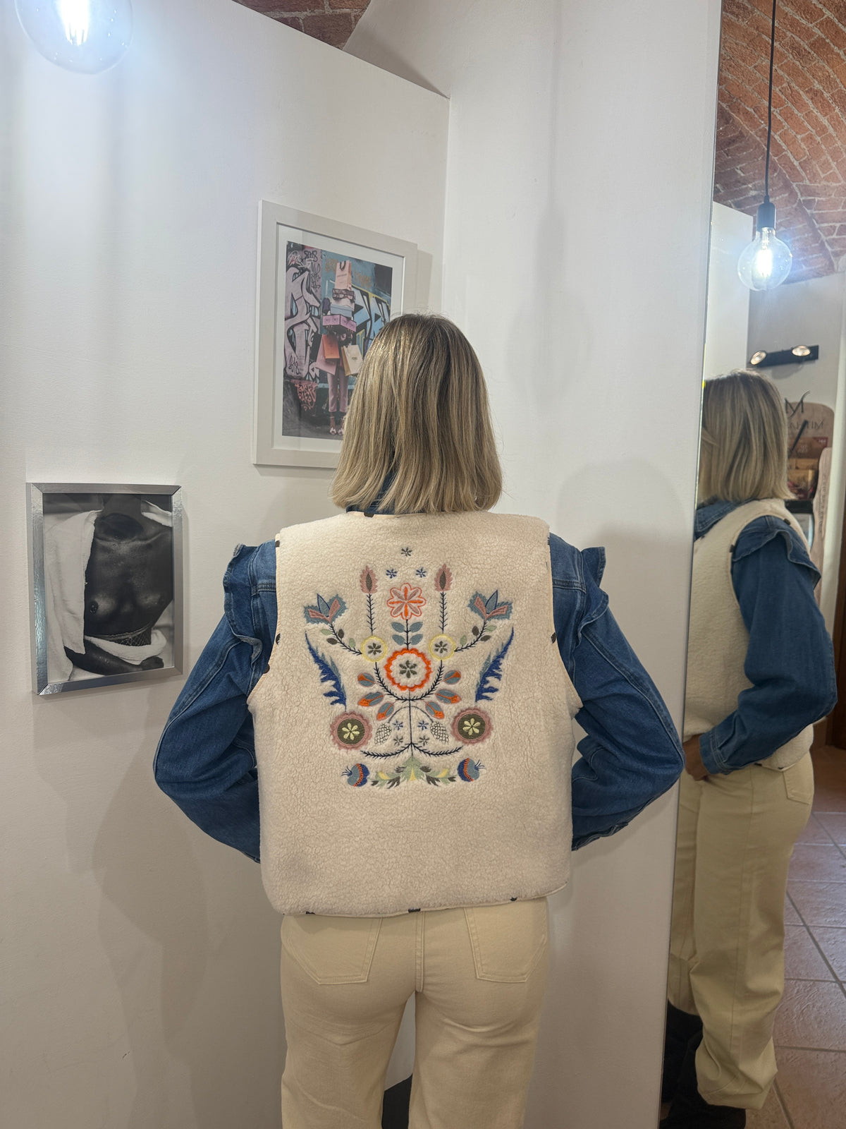 Gilet Teddy Double Face