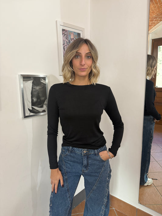 T-shirt manica lunga basica