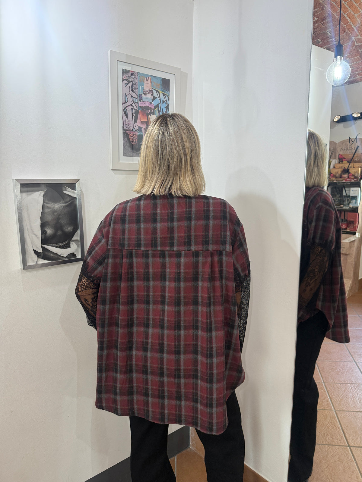 Camicia Pizzo Tartan