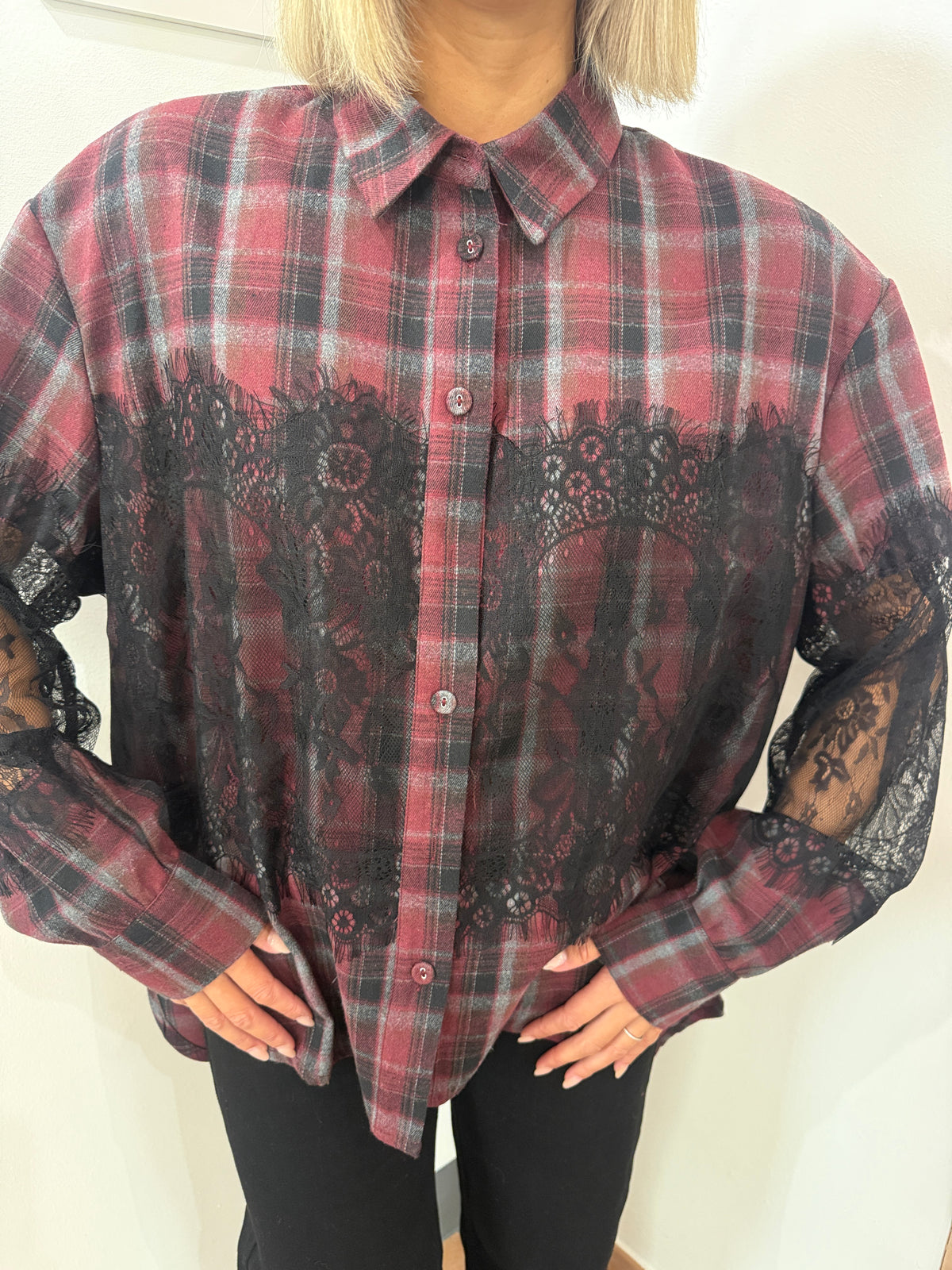 Camicia Pizzo Tartan
