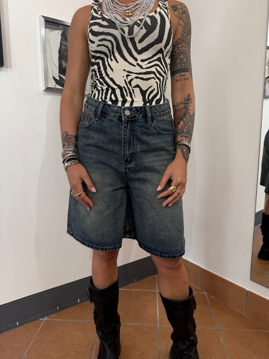 Bermuda Denim Slavato