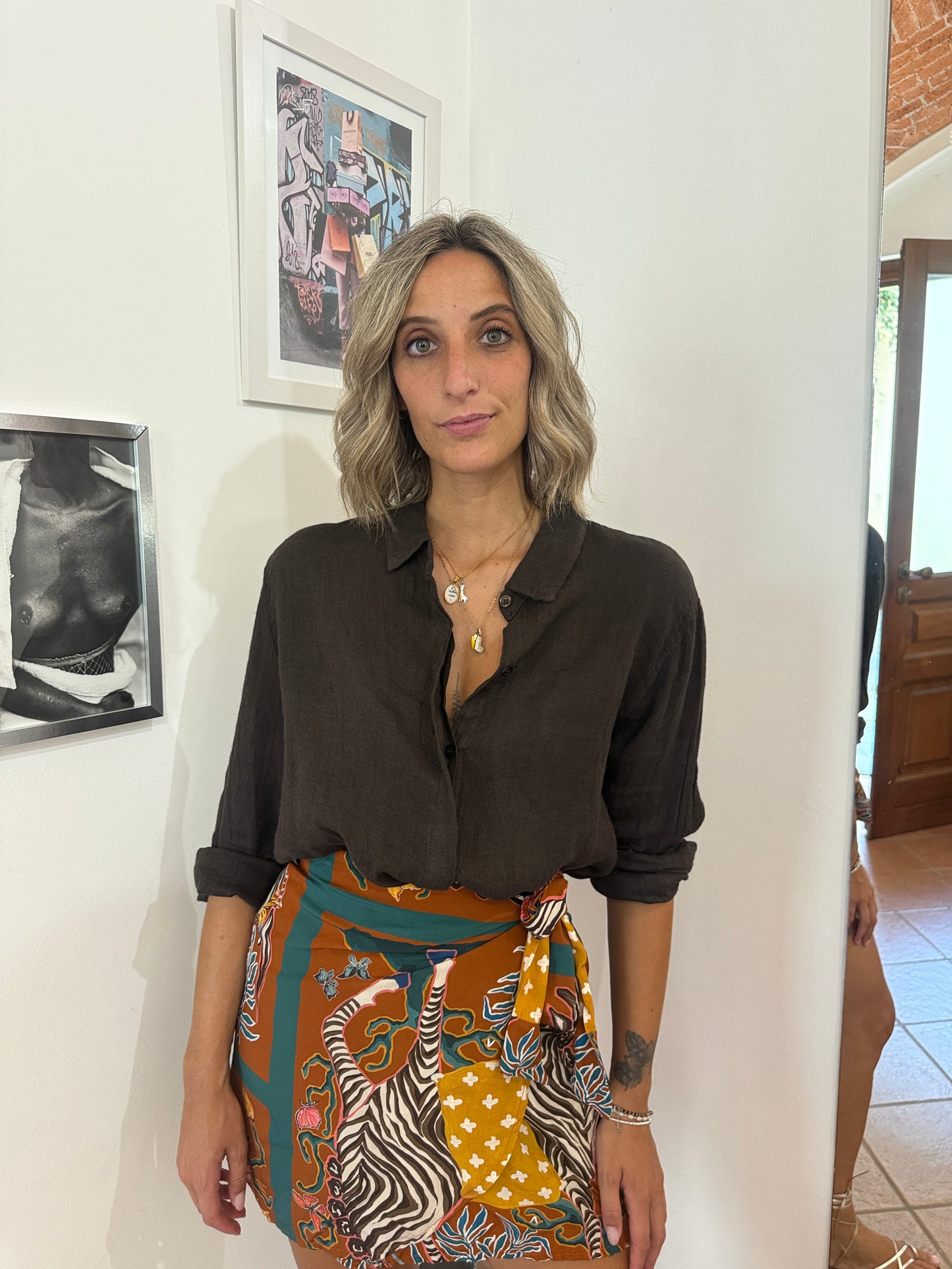Camicia Lino Lunga