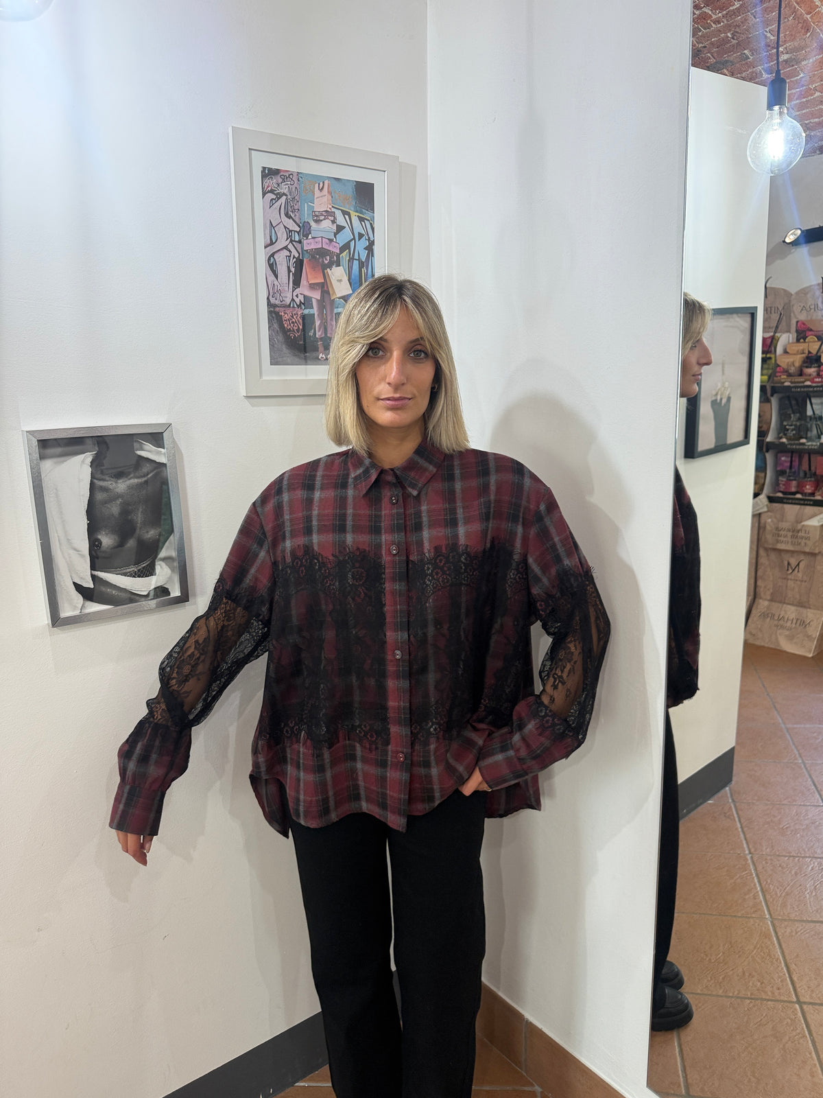 Camicia Pizzo Tartan