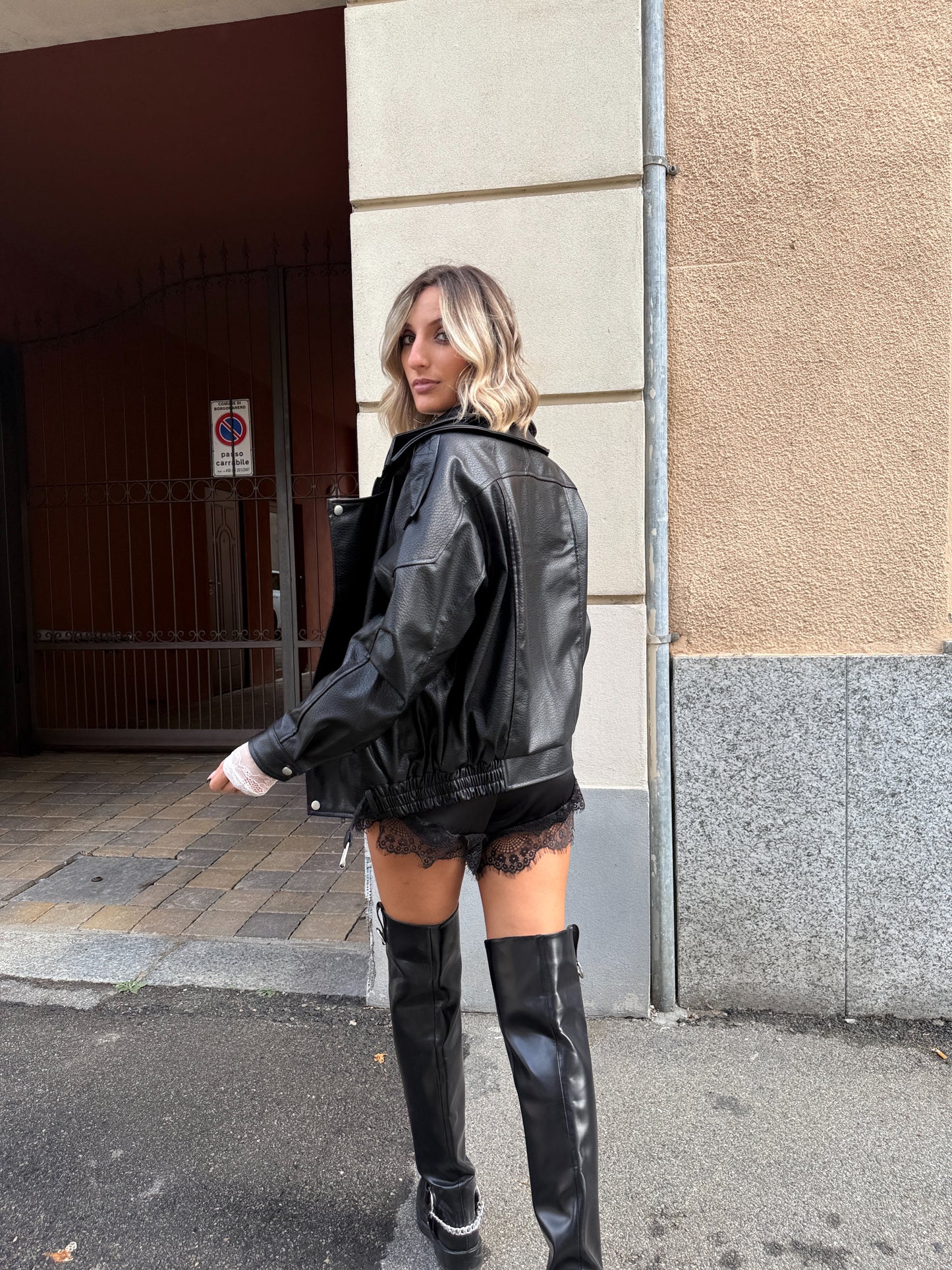 Bomber Oversize Martellato