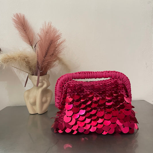 Clutch Uncinetto Pailettes