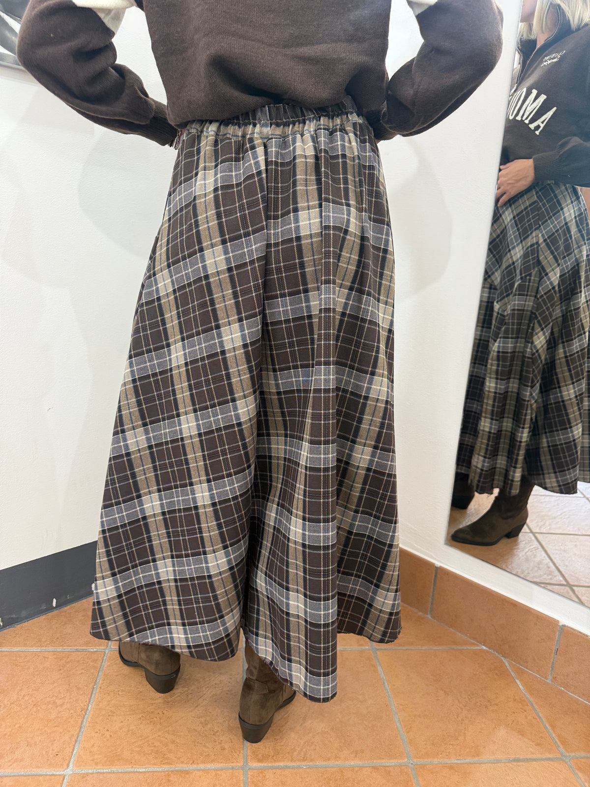 Gonna Ampia Tartan