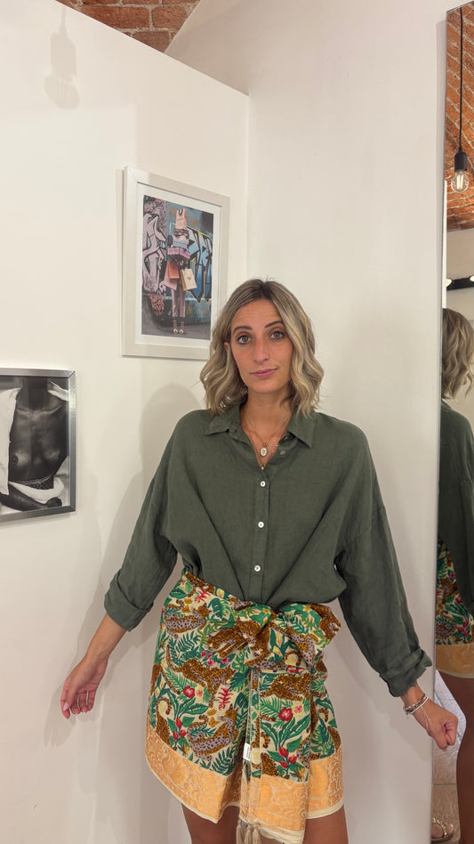 Camicia Lino Corta