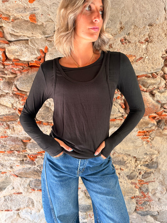 T- Shirt Double Canotta