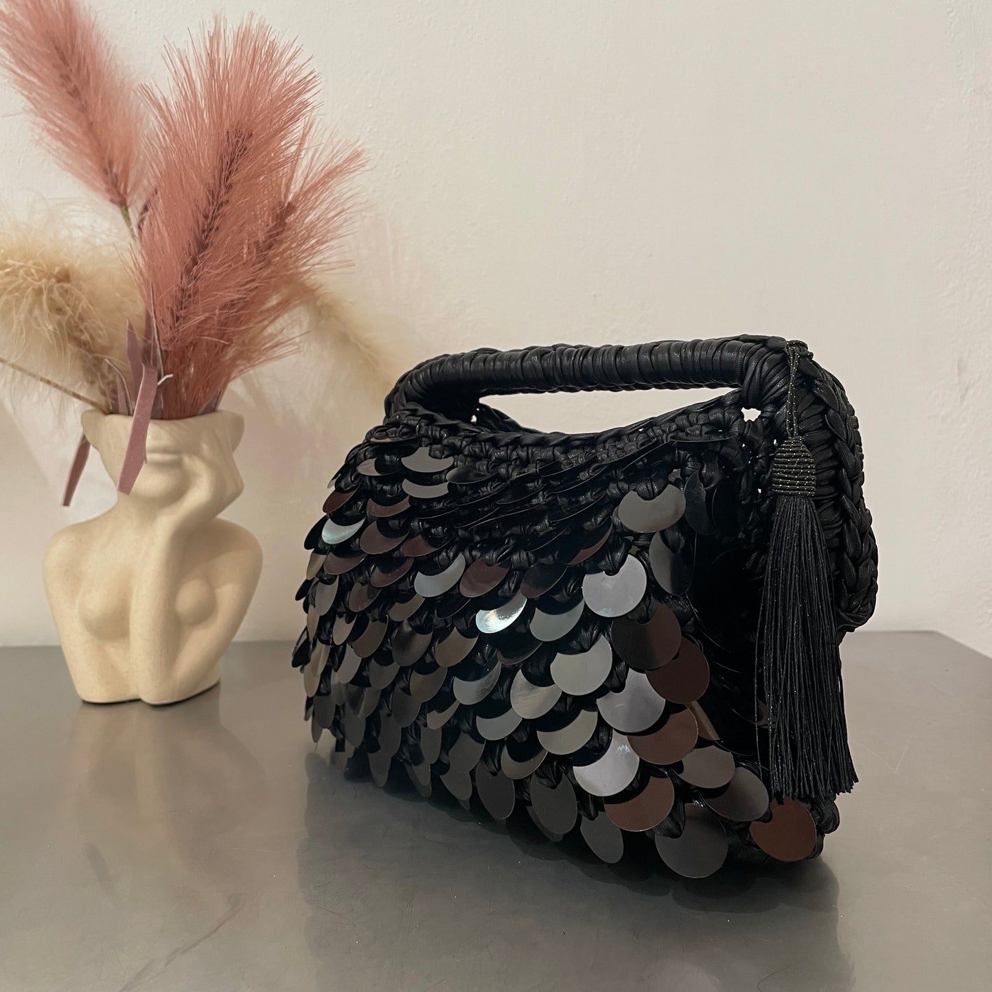 Clutch Uncinetto Pailettes