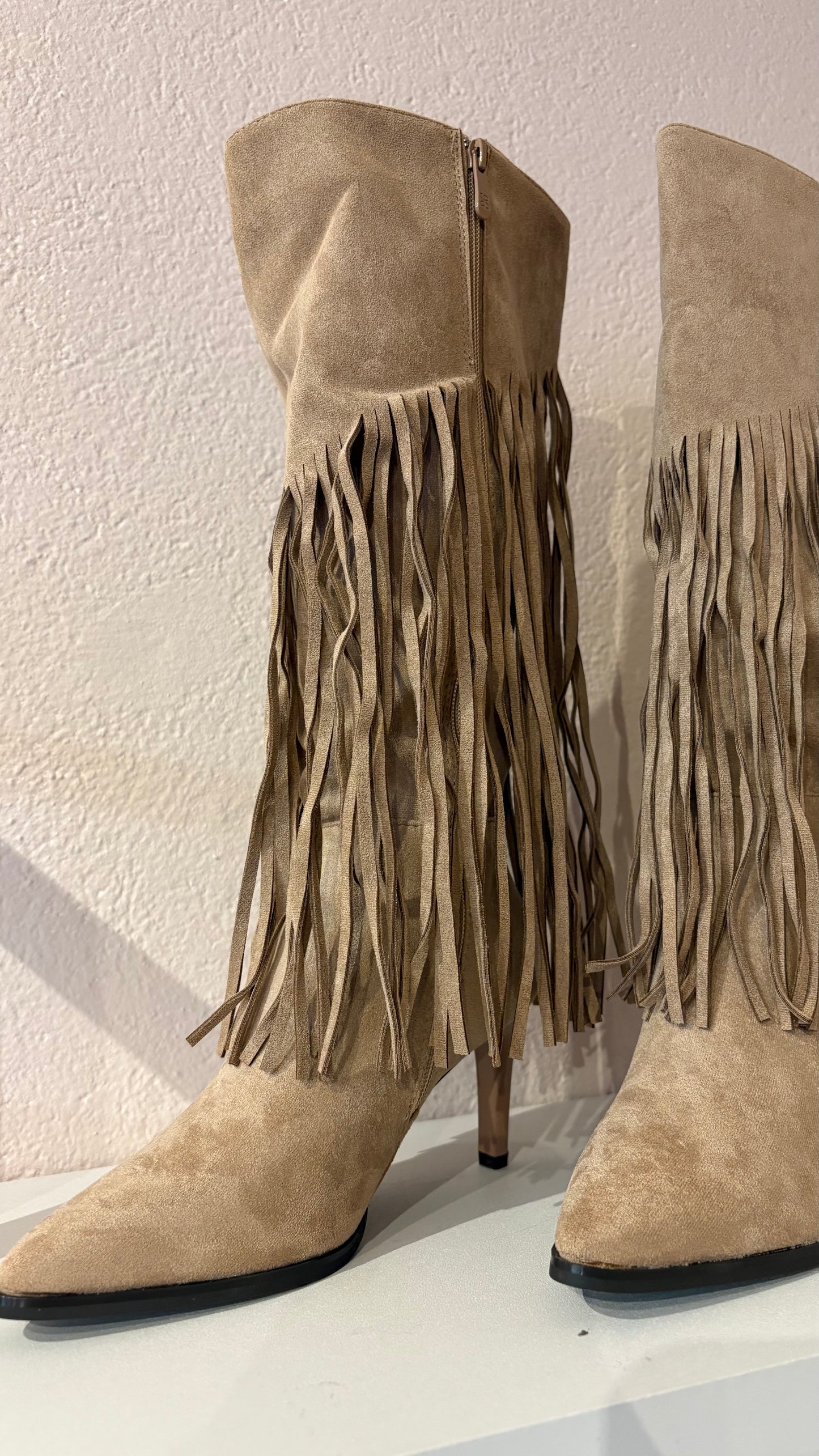 Stivali Kitten Frange