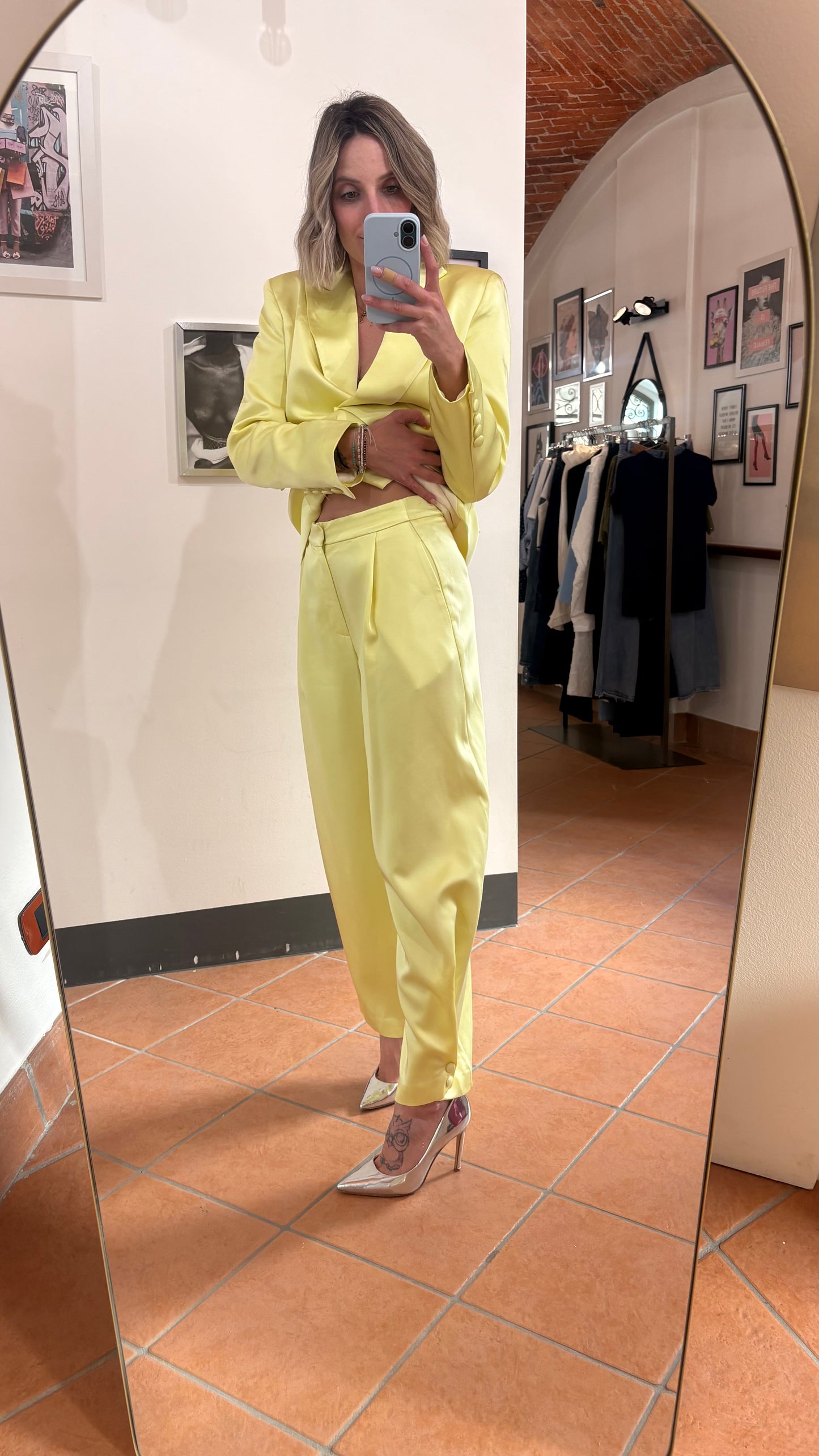 Pantaloni Baloon Raso
