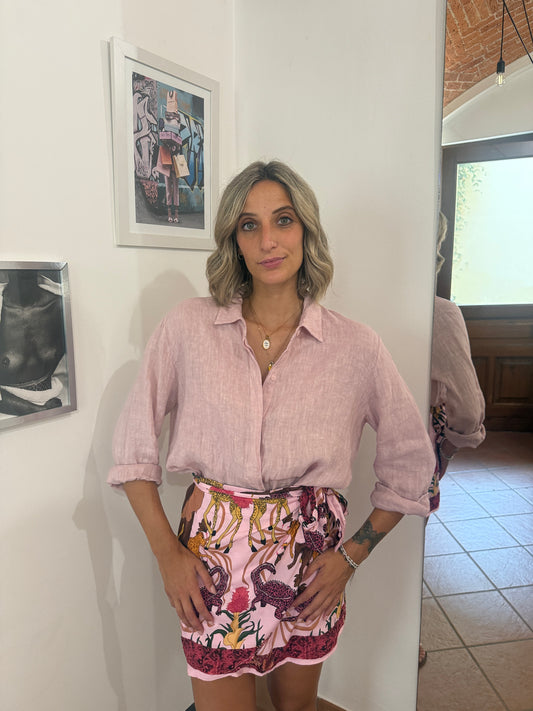 Camicia Lino Lunga