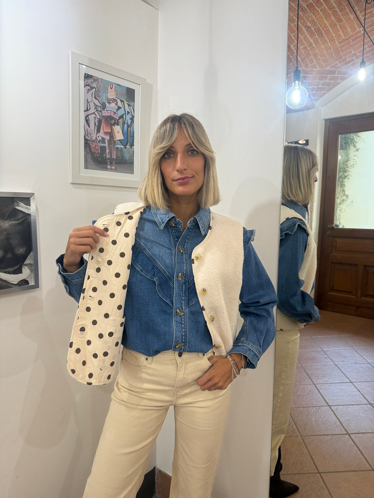 Gilet Teddy Double Face