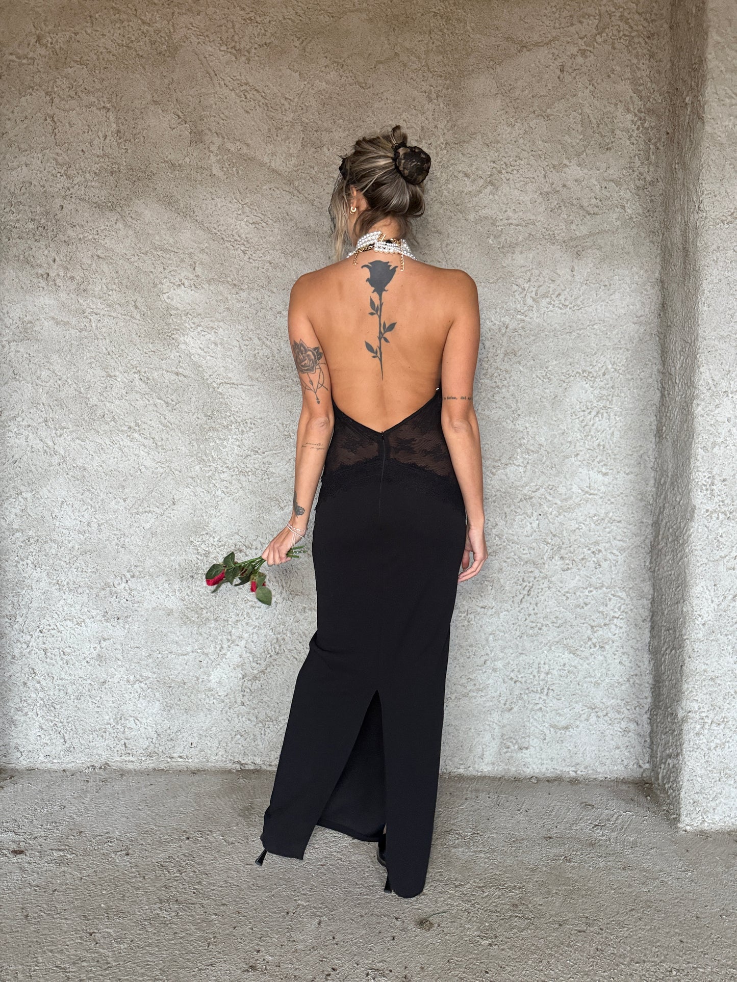 Abito Inserti in pizzo “Vedova”