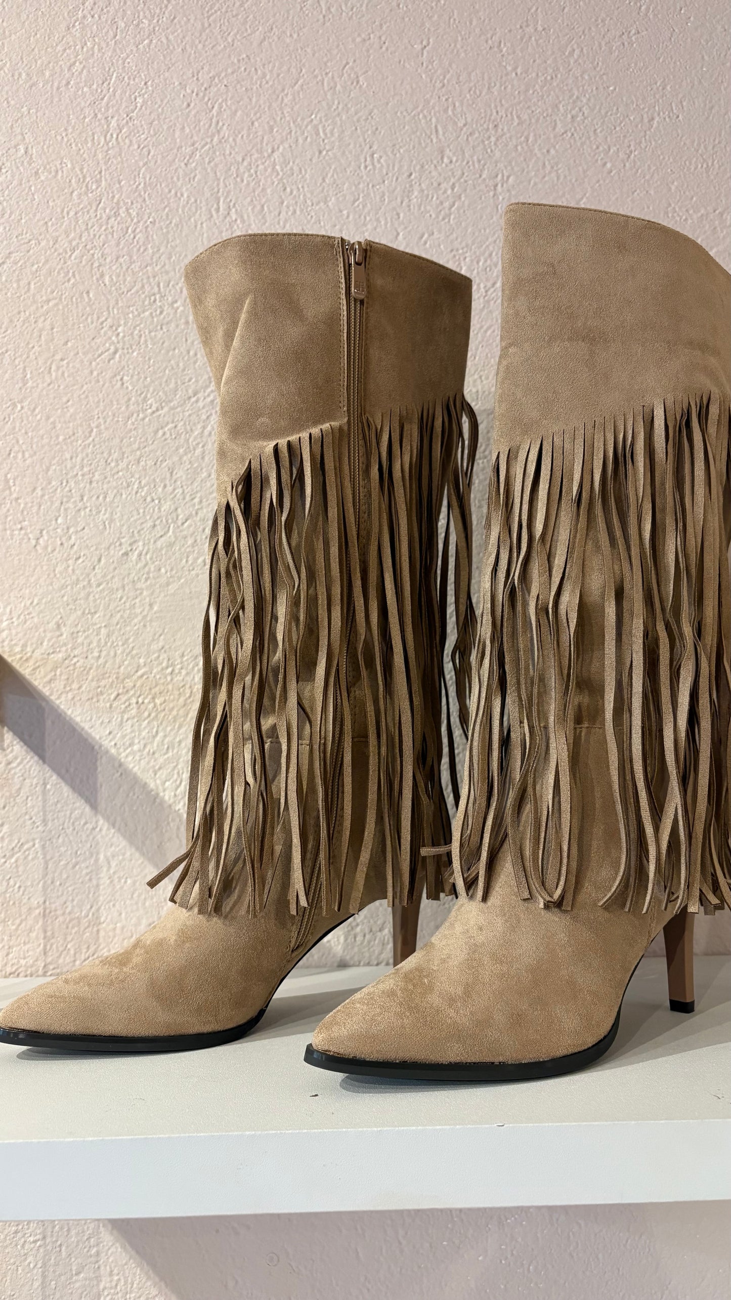 Stivali Kitten Frange