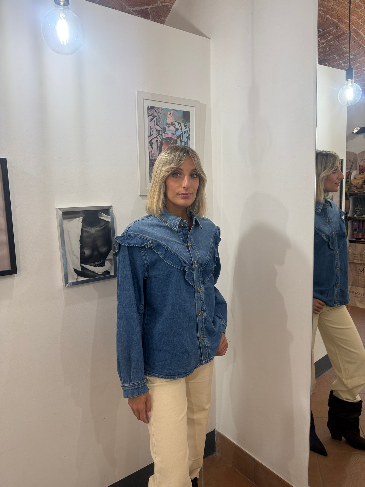 Camicia Denim Rouge