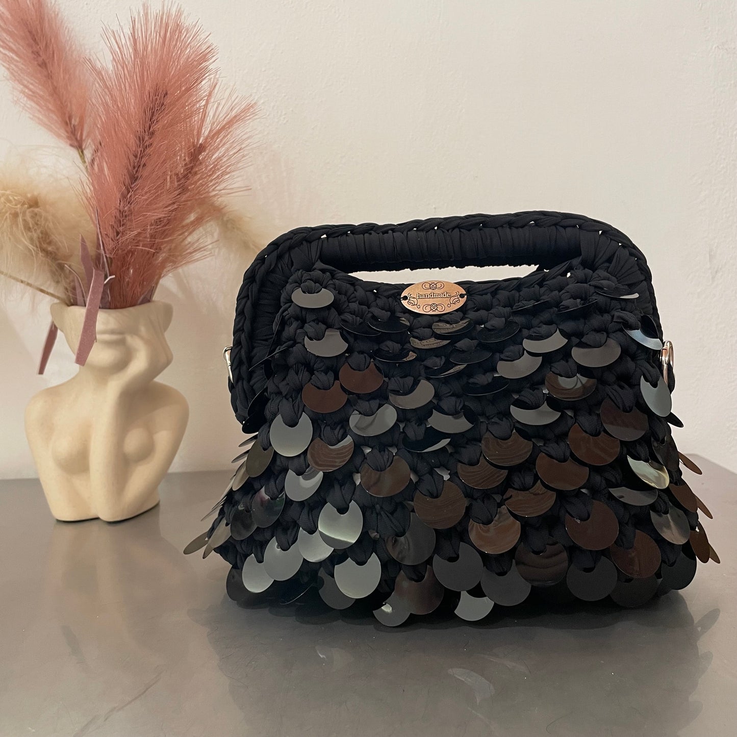 Clutch Uncinetto Pailettes