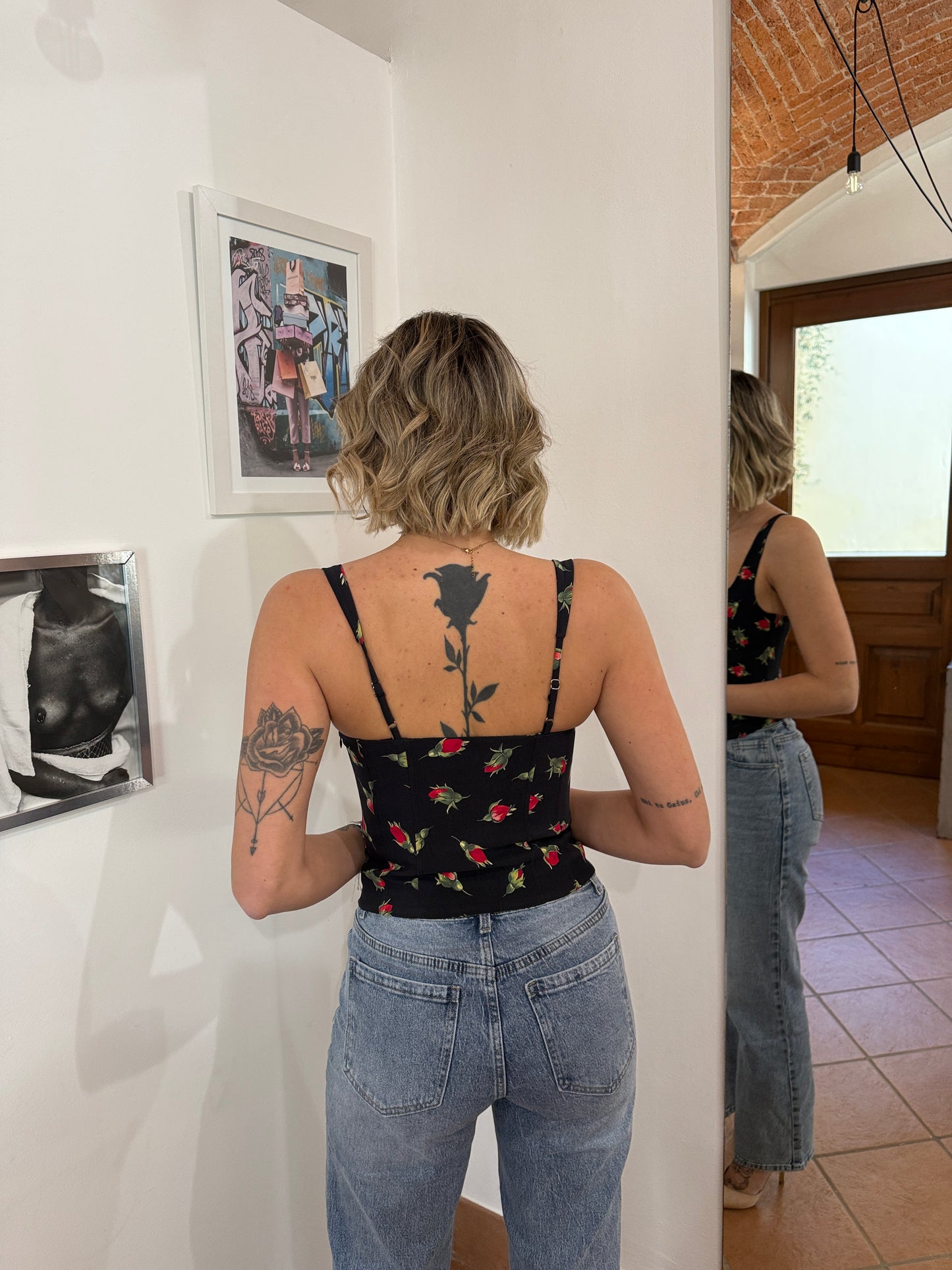Corsetto Fiorato