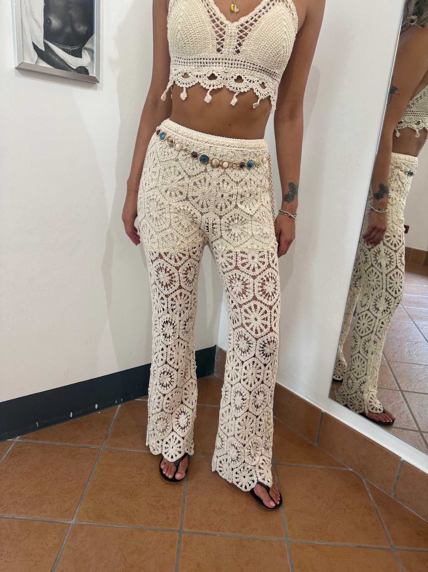 Pantalone Macramè