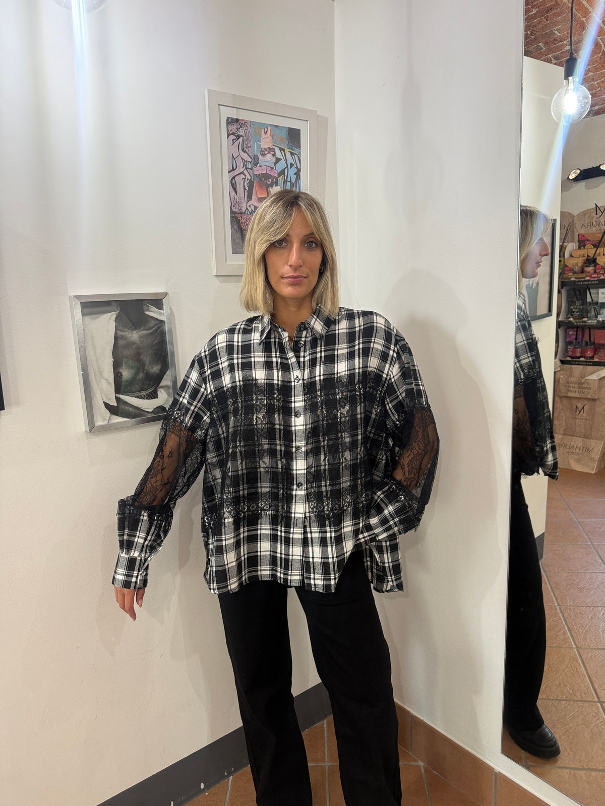 Camicia Pizzo Tartan