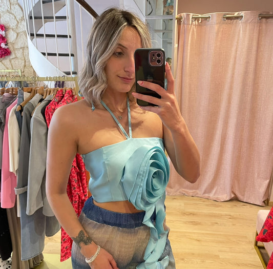 Top Rosa 3D Lumina